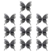10Pcs Sheer Butterfly Brooch Pin Curtain Decorative Safety Pin Curtain Accessories For Wedding Party and Home Decoration juoda