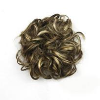 Hairdressing Hairband Hair Pieces Hair Bun Curly Messy Chignon Hair Extension Curly Scrunchie 16 black