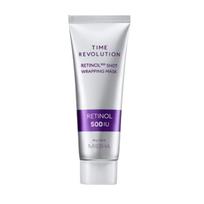 MISSHA Time Revolution Retinol 500 Shot Wrap kaukė veidui nuo senėjimo ir stangrinanti 1 vnt. 1