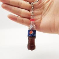 Kūrybiškas Coca-Butelio Raktų Pakabukas Realistiškas Gėrimo Butelis Cola Raktų Pakabukas Rankinės Aksesuaras Reklaminė Dovana juoda