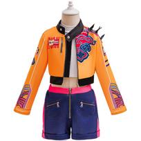 Halloween children's clothing witch hunting group Rumi cos clothing star animation long-sleeved three-piece stage performance clothing set 110cm