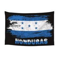 Honduras Flag Wall Tapestry Multiple Sizes Printed National Design Polyester Material Home Decor for Living Room Bedroom 74x94cm(29x37in) blue