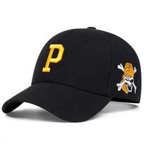 Unisex P Letter Embroidery Snapback Baseball Caps Spring And Autumn Outdoor Adjustable Casual Hats Sunscreen Hat