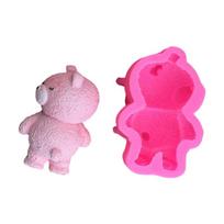 Flexible Silicone Mousse Cake Molds Bear Shaped Shape Chocolate Baking Mould Bakeware for Parties and Celebration S