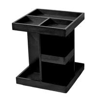 Rotating 360 Makeup Storage Shelf Organizers Multiple Layer Design for Cosmetic Organization Wood Materials Durable 1
