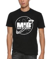 Men In Black MIB Round Logo T-Shirt XXXL black