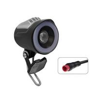 E-Bike 6V-48V LED Headlight Front Light Spotlight IPX4 1.7W black