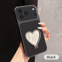 Phone Case For Realme 16 16T 15 15T 14 13 12 Pro Plus + 5G with Heart-Shaped Mirror Kickstand Cover realme 16 Pro juoda