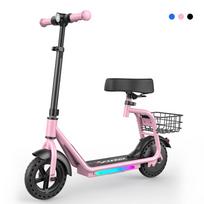 iScooter iK7 Vaikams Elektrinis paspirtukas 250W 4.5Ah 8.5'' Ratai Nuimama sėdynė APP Valdymas 3 Greičiai Diapazonas 11-15KM Elektrinis paspirtukas Vaikams rožinė