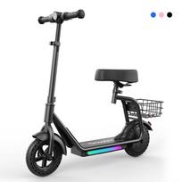 iScooter iK7 Vaikams Elektrinis paspirtukas 250W 4.5Ah 8.5'' Ratai Nuimama sėdynė APP Valdymas 3 Greičiai Diapazonas 11-15KM Elektrinis paspirtukas Vaikams juoda