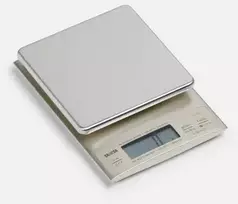Virtuvinės svarstyklės Skaitmeninės virtuvinės / maisto svarstyklės TANITA KD-321 Kitchen Scale Fluid Conversion, sidabrinės sp.