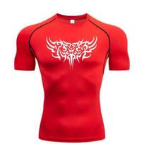 Men's Compression Quick Dry T-Shirts Gym Running Breathable Short Sleeve Jogging Workout Summer High Elasticity Fitness Elastic Tops S