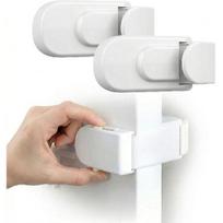 Vaikams saugus užraktas vidaus durims Vaikai negali pasiekti ar įveikti Nereikia jokių įrankių, veikia su rankenėle, svirtimi ar rankena 2PCS white