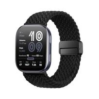 Strap for Amazfit bip 6 5 Watch Band Braided Magnetic Bracelet Correa amazfit GTR 3 4 Pro GTS 3 4 mini stratos balance 20mm 22mm Amazfit Active 2 juoda