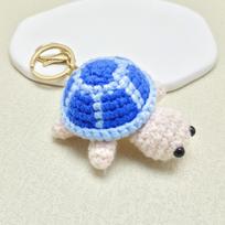 Cute Cartoon Sea Turtle Keychain Pendant for Kids' Bags - Perfect Small Gift for Best Friends or Couples