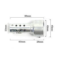 1 vnt. garsą slopinantis įdėklas (Db Killer) Brutale 675 800/Rr Dragster F3 675 F3 800 Ago Rc Amg 80/138Mm motociklo išmetimo duslintuvui white