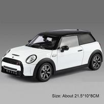 1:18 Mini Cooper S 530Li Model Toy Cars Alloy Diecast Shock Absorption Doors Opened Front Wheel Steering Simulation Vehicle Toys black