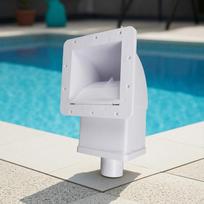 Long-Lasting Wall Skimmer Compact with Flap Universal Pool Inlet Rigid