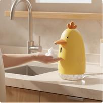 Duck Soap Dispenser Motion Touchless Foaming Hand Cartoon for Young Children,