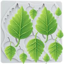 Leaf Silicone Molds Leaves Fondant Mold Cake Decorating Tools Cupcake Topper Chocolate Candy Craft Gum Paste Polymer Clay pilka spalva
