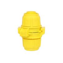 Quick Connect Hose Fitting, Fast Grab Buckle Hose Connector, Leak-Proof Hose Repair Extension Coupling Joint for Lawn Irrigation Car Wash B yellow