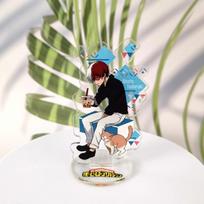 Anime My Hero Academia Cosplay stovas akrilo figūrėlė Midoriya Izuku Todoroki Shoto Modelis Stalo dekoro gerbėjų kolekcija Prop Dovana Nauja 10 cm
