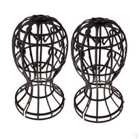 Folding Holder Drying Rack Accessories Hat Display Brown 2x black
