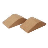 2Pcs Squat Wedges Block Nonslip Squat Ramp Squat Cork Squat Platform Squat Wedges Slants Board for Fitness Protections 1 beige