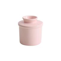 Ceramic Butter Keeper Crock, 350ml Airtight Butter Dish with Lid, French Style Butter Bell for Countertop Fresh Storage rožinė