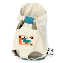 Pet Dog Backpack Cat Carrier Outdoor Travel Breathable Portable Carrier Bag Chest Backpacks Puppy Cat Handbag Pets Supplies Decoration M smėlis