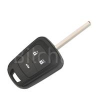Chevrolet/Buick/Opel 2/3-Button Remote Car Key Shell Replacement gray