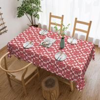 Rectangular Waterproof Oil-Proof Ukraine Vyshyvanka Embroidery Tablecloth Table Cover 45 -50  Fit Bohemian Geometric Table Cloth 137x183cm