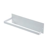 Metalinis Ruloninio Popieriaus Laikiklis Didelio Patvarumo Lipnus Vandeniui Atsparus Vonios Virtuvės Sieninis Tualetinio Popieriaus Rankšluosčių Servetėlių Dozatorius Sandėliavimo Lentyna 1pc balta