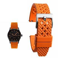 Klasikinė kvėpuojanti silikoninė sportinė laikrodžio apyrankė 20 mm 22 mm Bet kuriam laikrodžiui guminė riešo apyrankė For Rolex Omega vyriški aksesuarai Greito atsegimo mechanizmas 22mm