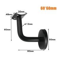Handrail Stair Wall Support Hand Rail Mounted Brackets Stainless Steel Glass Balustrade Stair Rail Hardware