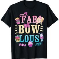 Nickelodeon JoJo Siwa Fab Bow Lous T-Shirt S juoda
