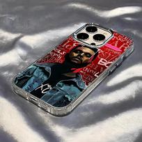 Hot Singer The W-Weeknd Phone Case For IPhone 17 Pro Max 16 15 14 Pro Max IPhone 13 Pro Max 11 Plus Transparent Cover iPhone 14 Pro Max black