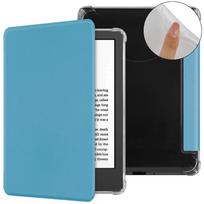6 Inch E-Reader Case for Kindle Basic 2024/2024 Smart Cover 11/12th Gen C2V2L3 TPU Protective Shell Auto Wake/Sleep Folio Funda dangaus mėlyna spalva