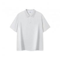 Summer Solona solid color lapel T-shirt gram heavy cool high-end trendy brand shoulder polo shirt wholesale S