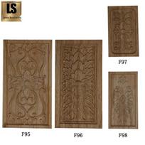 Europos masyvmedžio drožinėta kolonos galva ir stačiakampis inkrustuotas atraminis elementas Model F97 5x11.5cm brown