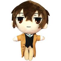 BSD Anime Plush Doll Dazai Osamu Nakahara Chuya Akutagawa Ryuunosuke plushies Toy Cute Soft Stuffed Pillow Kids Birthday Gift black