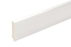 Grindjuostė Domoletti 717514, 2400 cm x 6 cm x 1.2 cm, balta sp.