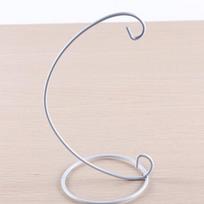 Metal Tabletop Stand Hook Hanging Candle Lantern Tea Light-Holder Ornament balta
