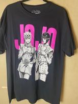 Jojo's Bizarre Adventures  ANIME Giorno Giovanna Bruno Bucciarati Black TEE SZ L Unisex T-Shirt S gray