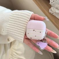 Stars Pattern Case for Huawei FreeClip 2 FreeBuds 7i 5i Wireless Bluetooth Earphone Cover Samsung Buds 2 Pro 4 Clip On FreeBuds5i