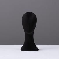 Mannequin Head Display Stand for Wigs, Hats, Ornaments, and Necklaces black