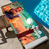Funny Horror H-Hello Game N-Neighbor Towel Beach Quick Dry Soft Pool Towels Gift for Travel Gym Shower Camping sports STJ40x70CM