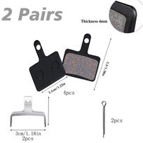 2 poros dviračio stabdžių kaladėlių Shimano M315,355,375,395,416,446,447,475,515,525 black