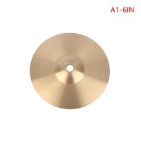 6/8/10 colių būgnų žalvariniai cimbolai perkusijos Splash Crash Hi-Hat džiazo būgnų cimbolai muzikos instrumento daliai būgnų cimbolai 10INCH beige