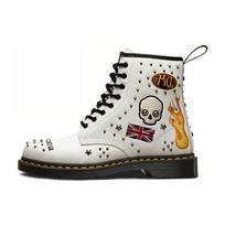 Dr. Martens 1460 Classic 8 High Top Combat Boots Unisex White 24207100 41 white